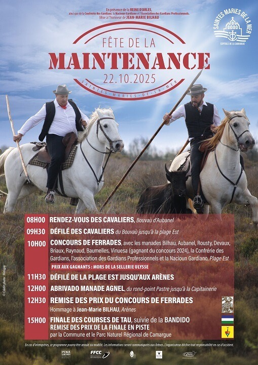 Fête de la Maintenance 2025 aux Saintes Maries de la Mer