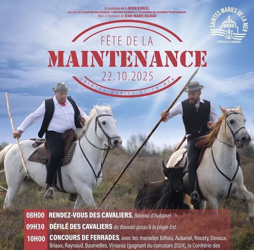 Fête de la Maintenance 2025 aux Saintes Maries de la Mer