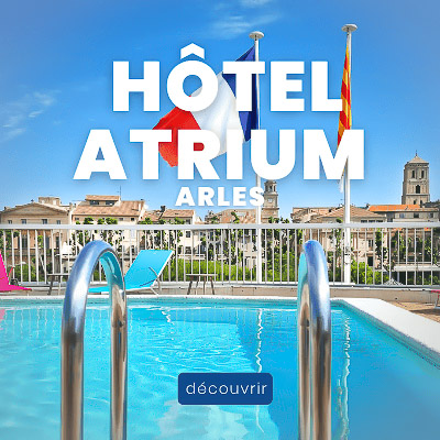 Hôtel avec piscine dans le centre d'Arles - L'Atrium