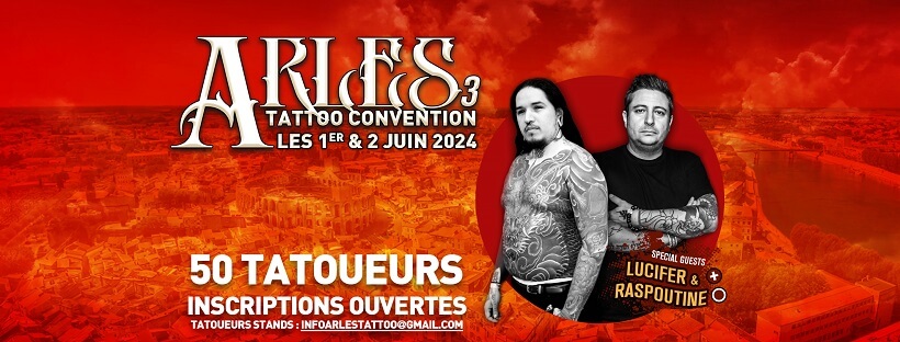 Raspoutine et Lucifer présents pour Arles Tattoo Convention 2024 à Arles
