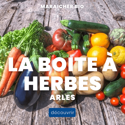 Producteur fruits et légumes bio et paniers à Arles - La Boite à Herbes