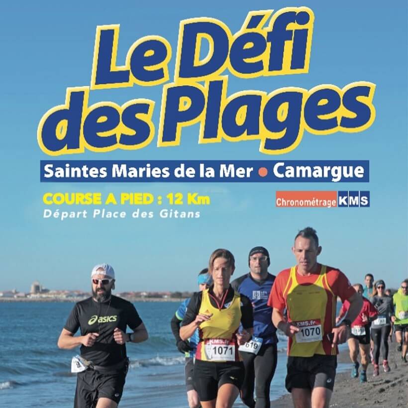 Course à pied Défi des Plages 2025 aux Saintes Maries de la Mer en Camargue