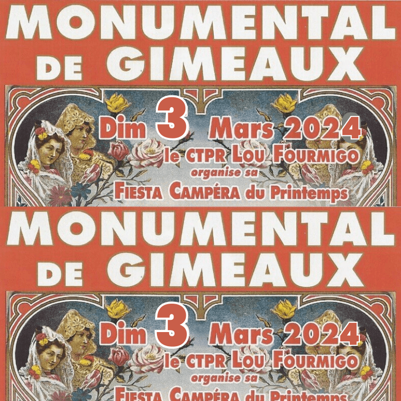 Fiesta Campera de Lou Fourmigo le 3 mars 2024 à Gimeaux à Arles