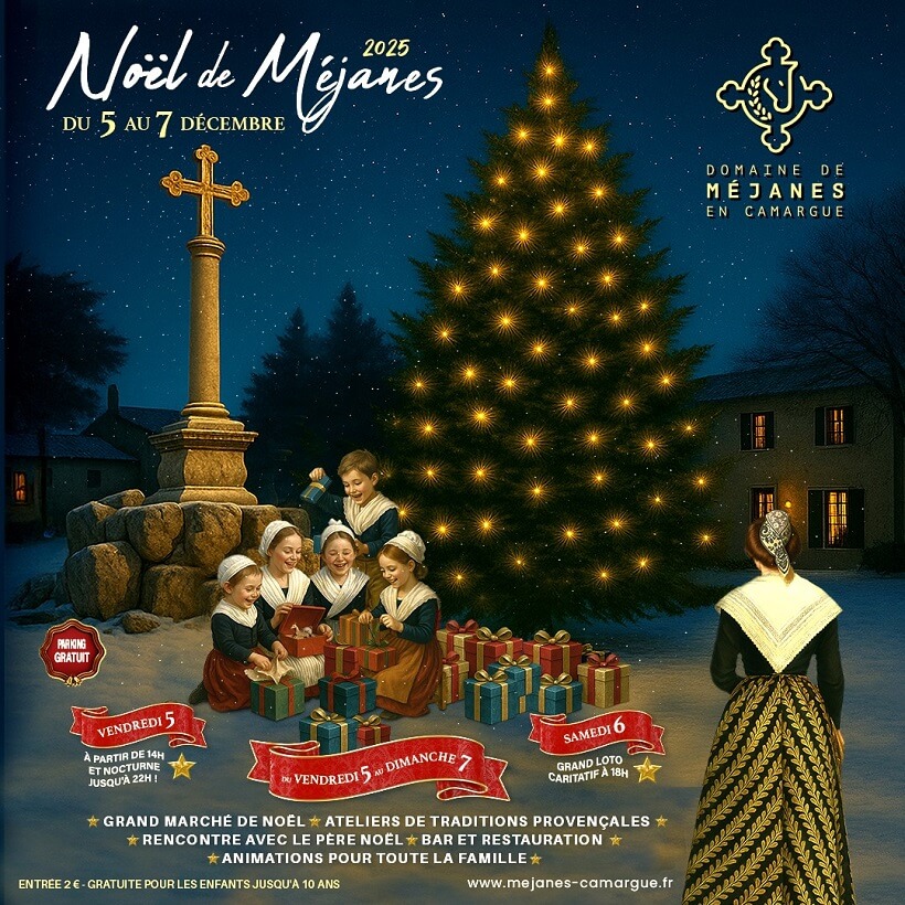 Noël à Méjanes Camargue 2025