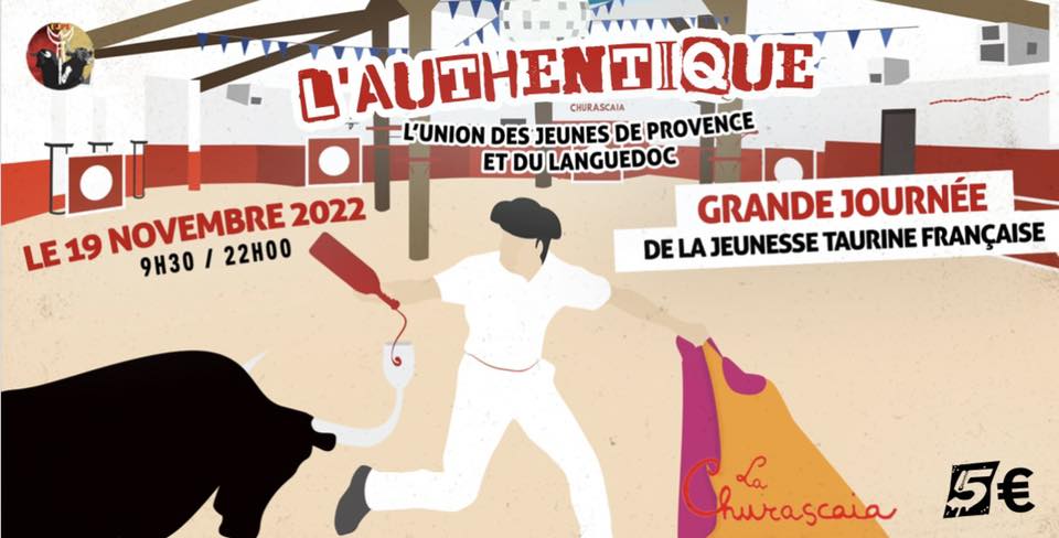 L'Authentique - Journée de la Jeunesse Taurine Française 2022 à la Churascaia à Vauvert