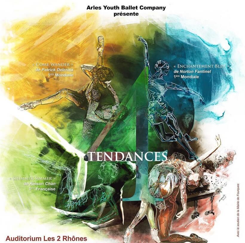 Spectacle de danse 4 Tendances dy Arles Youth Ballet à Fourques les 17 et 18 décembre 2022