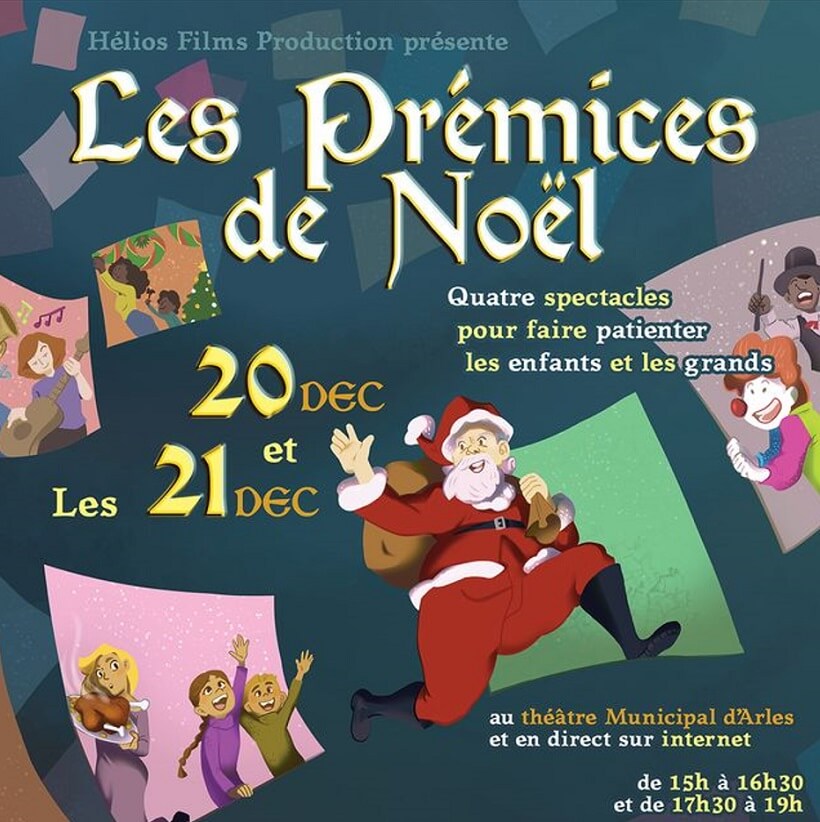 Spectacle Les Prémices de Noël au Théatre d'Arles les 20 et 21 décembre 2022