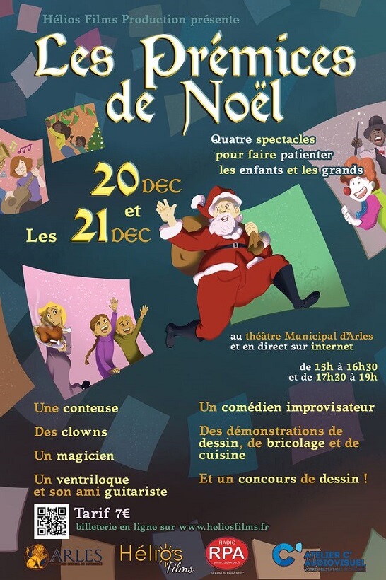 Spectacle Les Prémices de Noël au Théatre d'Arles les 20 et 21 décembre 2022