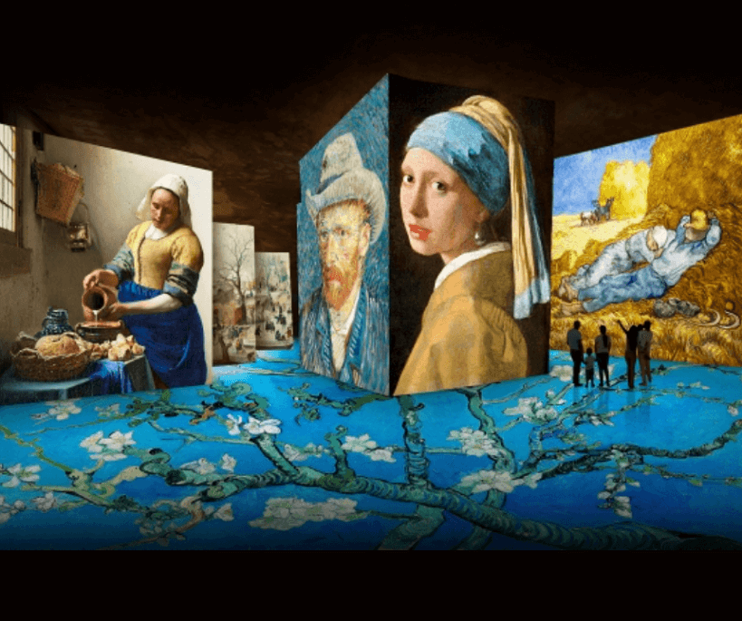 De Vermeer à Van Gogh, les maîtres hollandais : nouvelle exposition immersive 2023 aux Carrières des Lumières des Baux de Provence dans les Alpilles