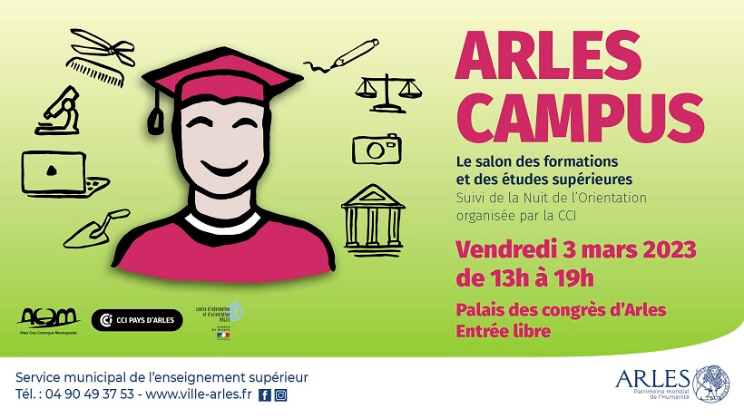 Arles Campus 2023 au palais des Congrès d'Arles le 3 mars 2023