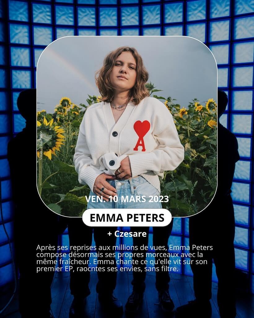 Concert Emma Peters le 10 mars 2023 au Cargo de Nuit à Arles