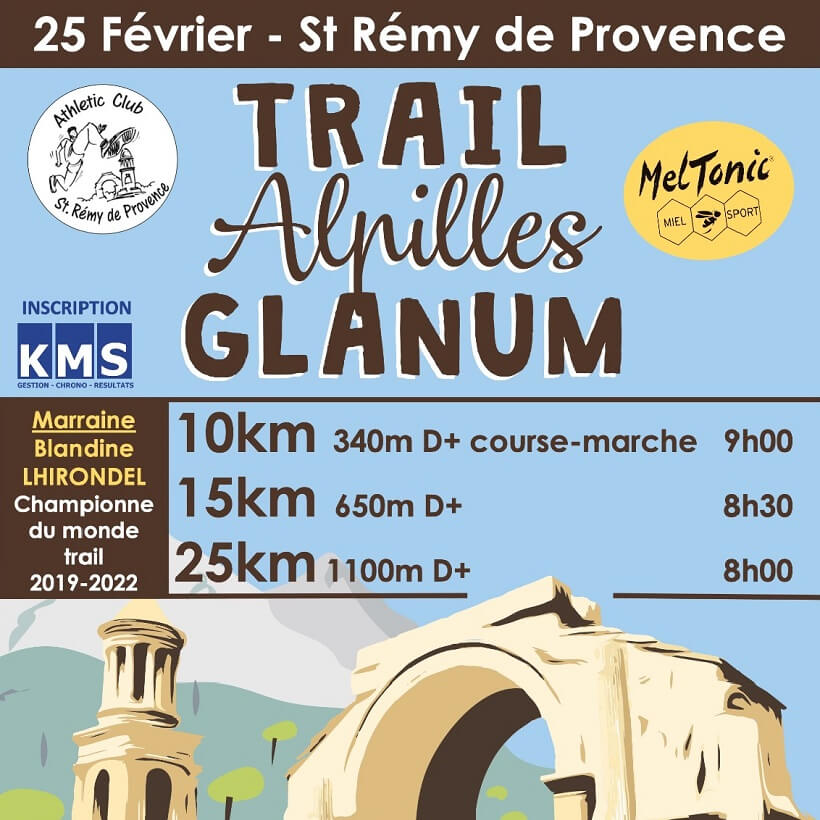 Trail Alpilles Glanum 2024 à Saint Rémy de Provence