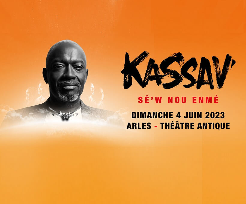 Concert du groupe antillais KASSAV le 4 juin 2023 au théâtre antique d'Arles