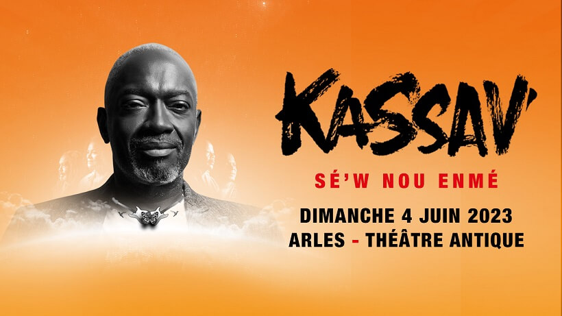 Concert du groupe antillais KASSAV le 4 juin 2023 au théâtre antique d'Arles