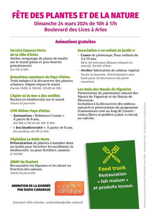 Fête des Plantes et de la nature 2024 à Arles