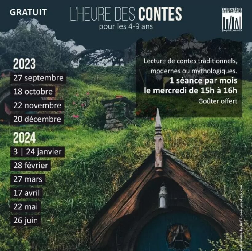 L'Heure des Contes 2024 à la bibliothèque Roumanille à Saint Rémy de Provence