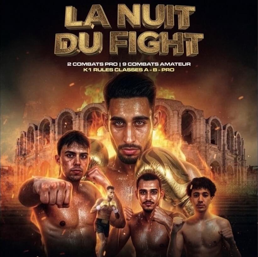 Nuit du Fight 2026 à Arles le 2 mai 2026