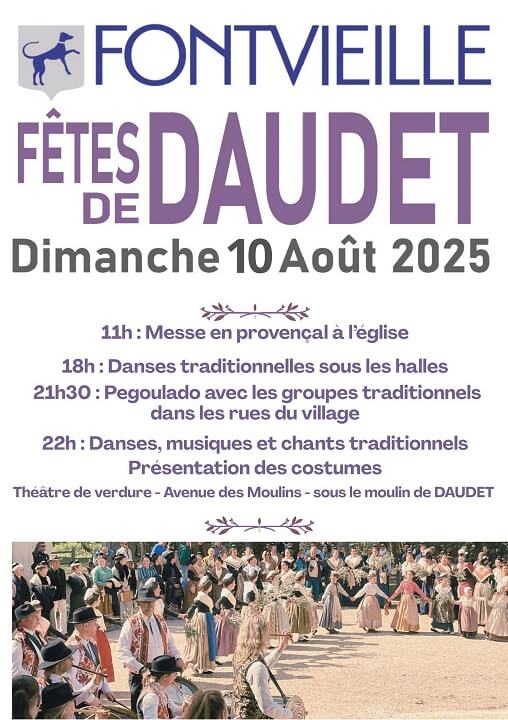 Fêtes de Daudet 2025 à Fontvieille