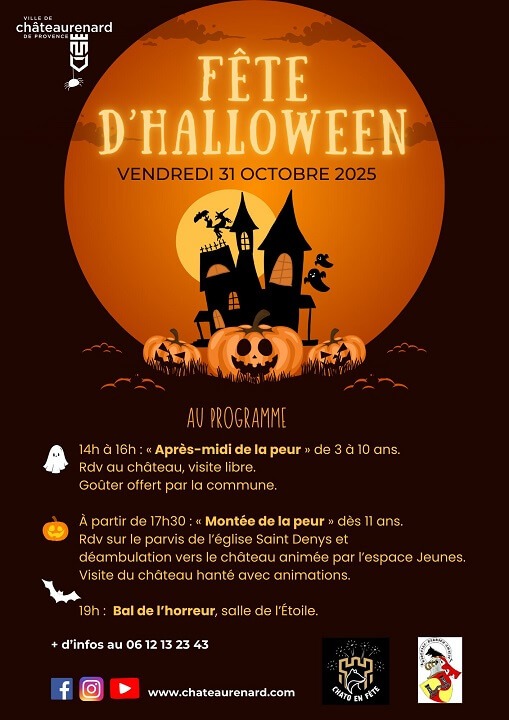 Halloween 2025 à Saint Rémy, Châteaurenard et dans les Alpilles