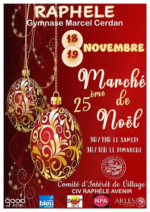 Marché de Noël 2023 à Raphèle les Arles