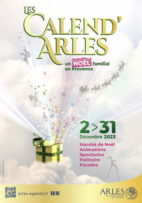 Fêtes de Noël 2023 à Arles - programme Les Calend'Arles