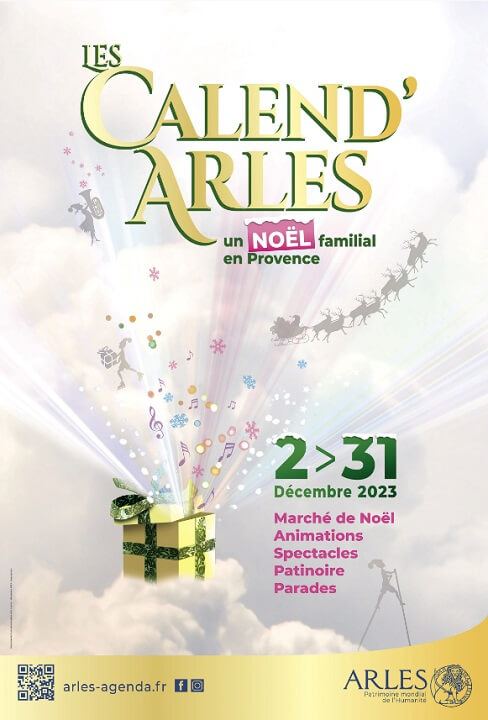 Fêtes de Noël 2023 à Arles - programme Les Calend'Arles