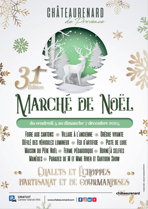 Marché de Noël et Foire aux Santons 2025 à Châteaurenard