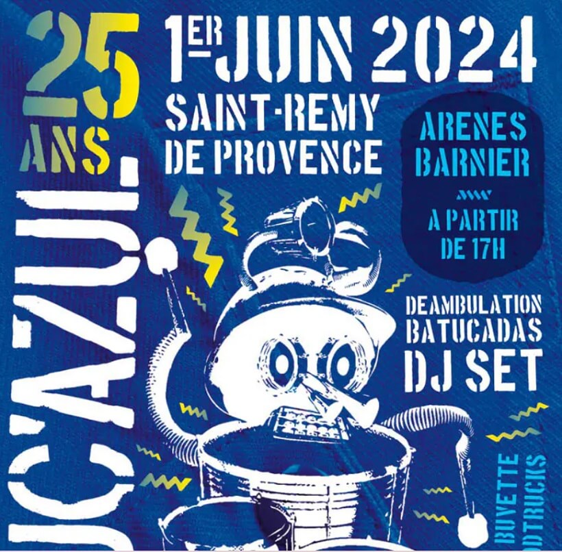 Anniversaire 25 ans groupe samba BATUCAZUL aux arènes Barnier à St Rémy de Provence le 1er juin 2024