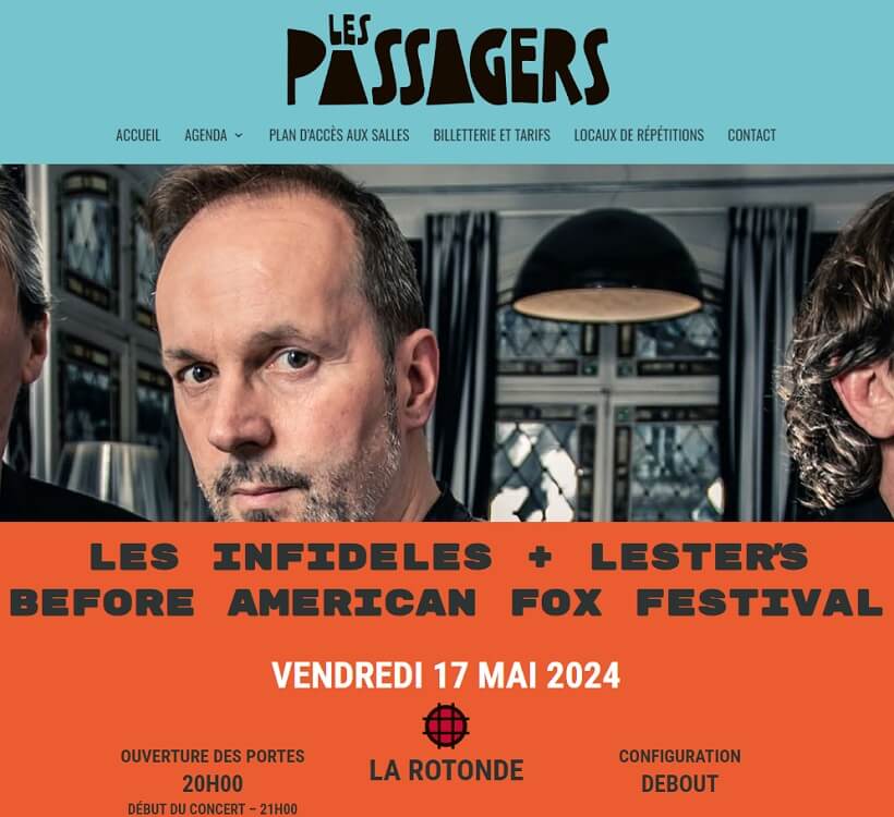 Concert Les Infidèles le 17 mai 2024 à la Rotonde à Châteaurenard