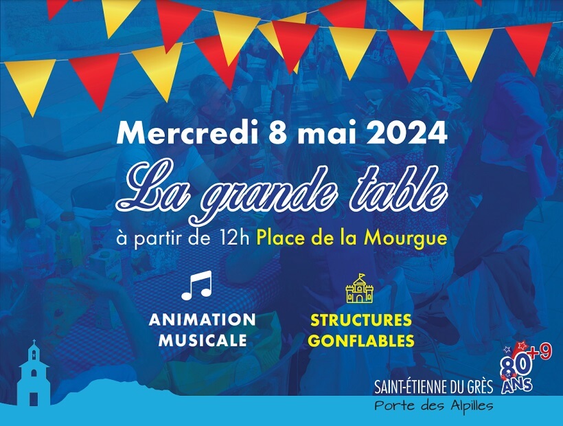 La Grande table 2024 à Saint Etienne du Grès