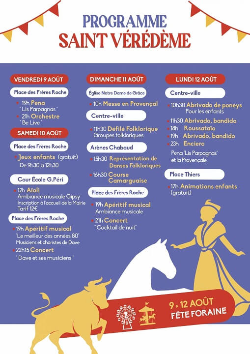 fete-saint-veredeme-2024-eyguieres-alpilles-programme Programme Fête de la Saint Vérédème 2024 à Eyguières dans les Alpilles