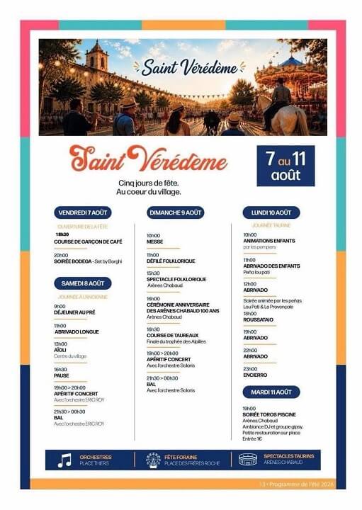Fête Saint Vérédème 2026 à Eyguieres Alpilles