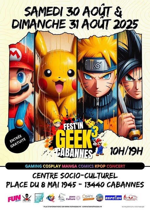 Festival Fest In Geek 2025 à Cabannes 13