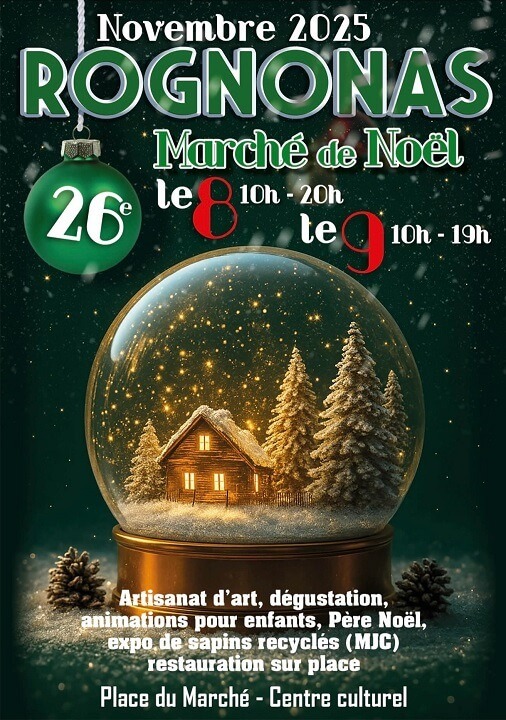 Marché de Noël de Rognonas 2025