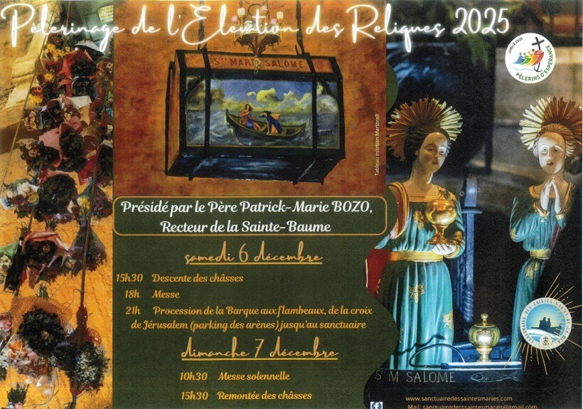 Pélerinage de décembre 2025 aux Saintes Maries de la Mer