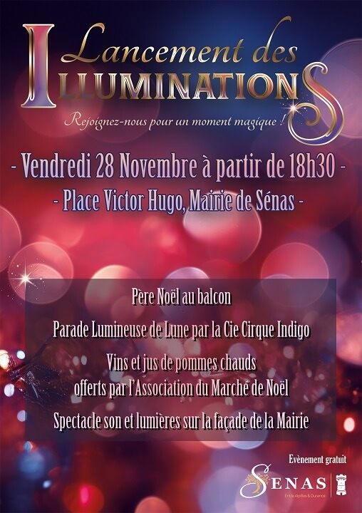 Illuminations de Noël 2025 à Sénas