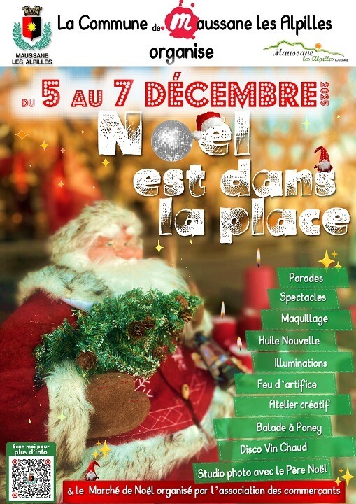 Fêtes et marché de Noël 2025 à Maussane les Alpilles