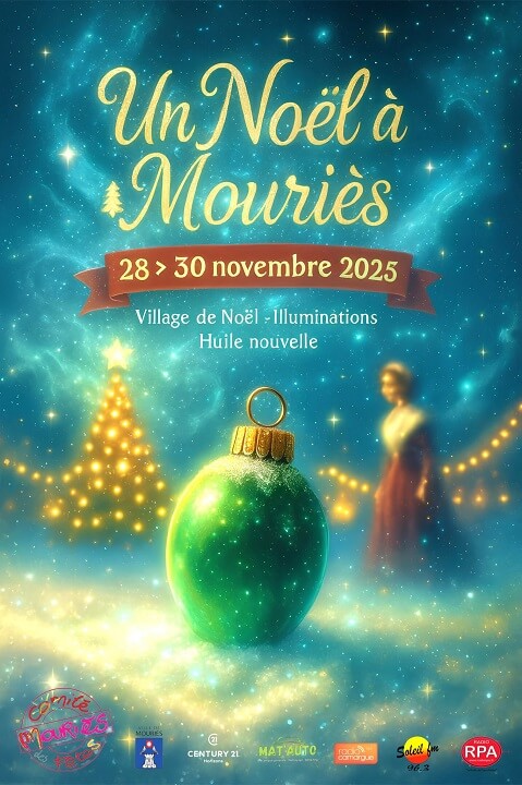 village-noel-mouries-2025 Fêtes de Noël 2025 à Mouriès dans les Alpilles