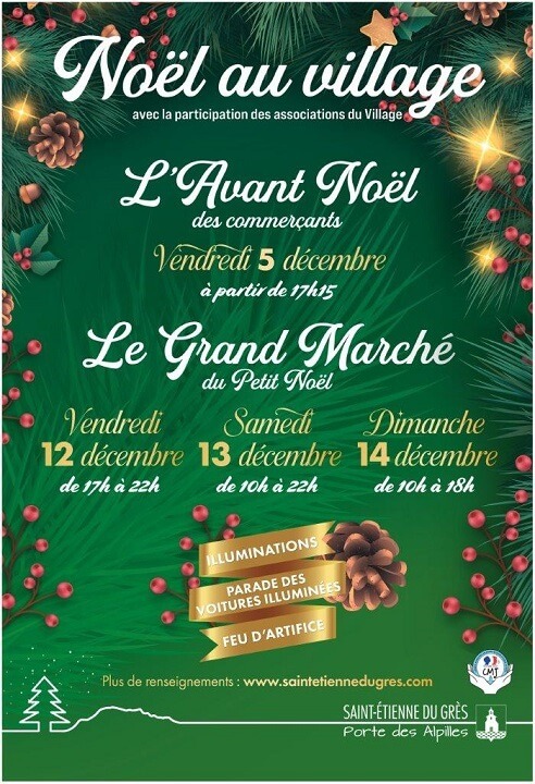 noël 2025 à Saint Etienne du Grès Alpilles