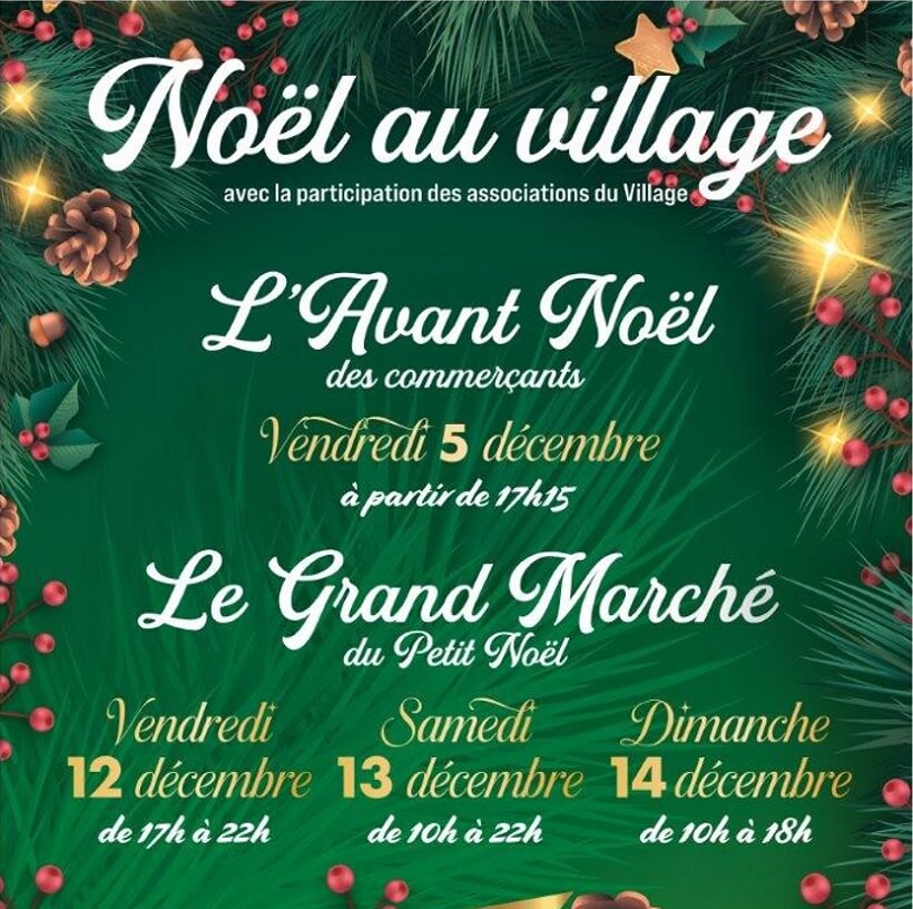 festivités et marché de noël 2025 à Saint Etienne du Grès Alpilles