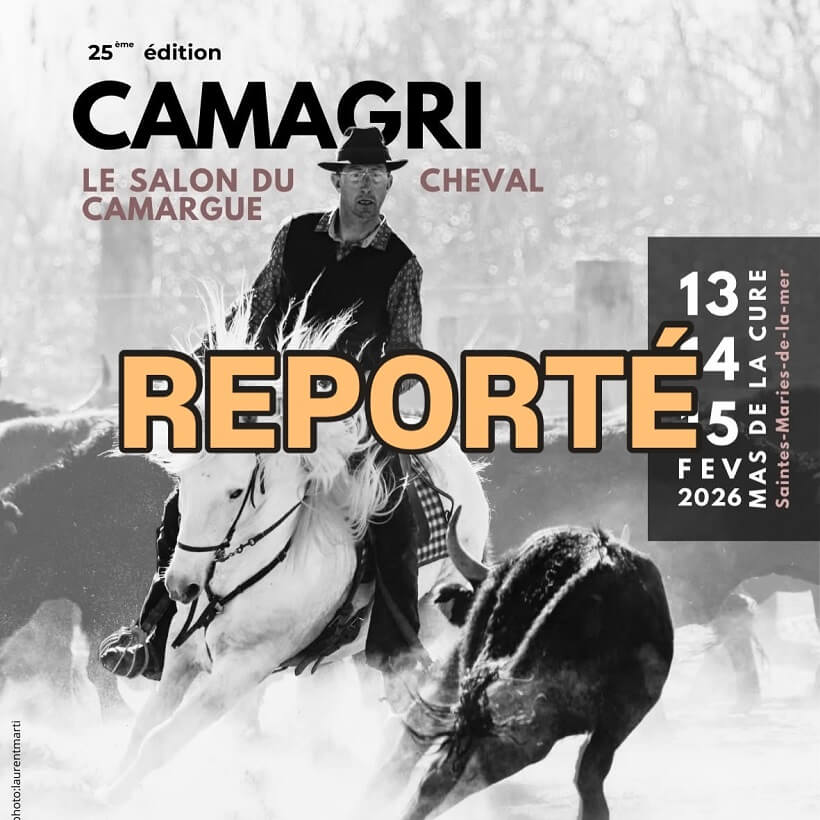 CAMAGRI 2026 - Le salon du Cheval Camargue au Mas de la Cure