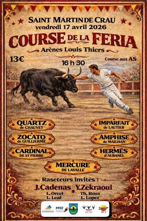 Féria de la Crau 2026 à Saint Martin de Crau - le programme et les cartels