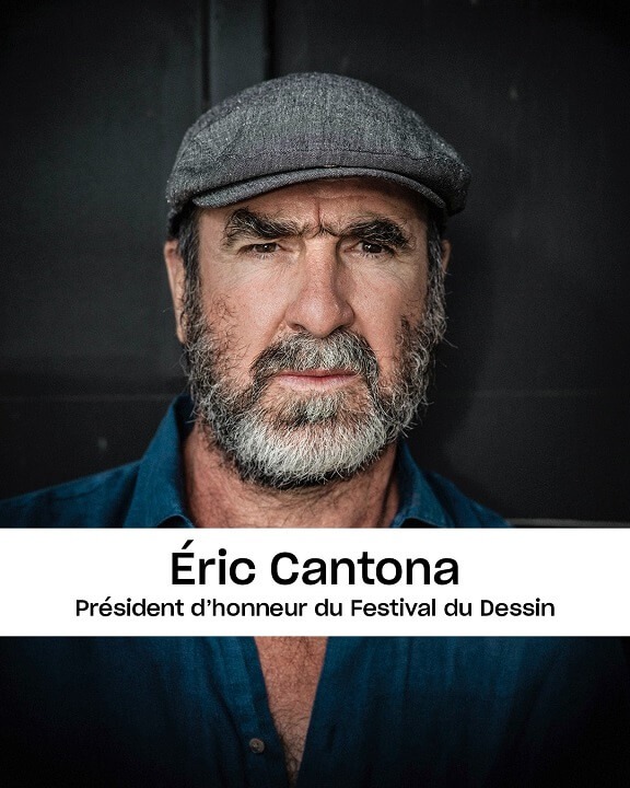 Eric Cantona président d'honneur du festival du Dessin 2026 à Arles