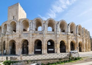 Les arènes d'Arles, amphithéâtre romain du 1er siècle après JC