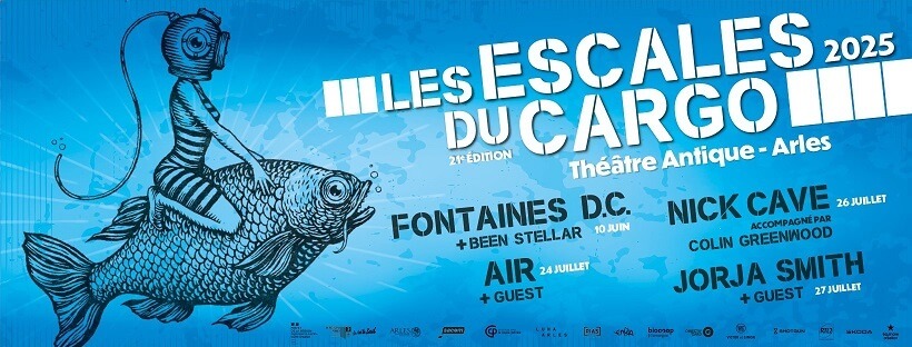 Affiche Escales du Cargo 2025 à Arles