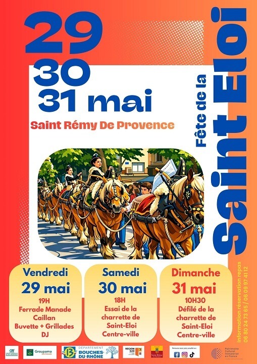 Fête de la Saint Eloi 2026 à Saint Rémy de provence