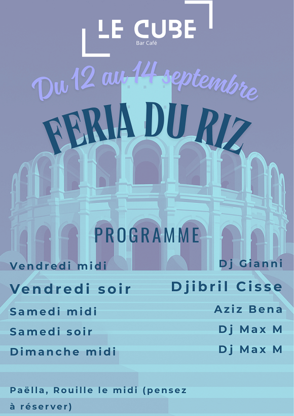 bar-le-cube-feria-riz-arles-2025 Bodegas Féria du Riz 2025 à Arles