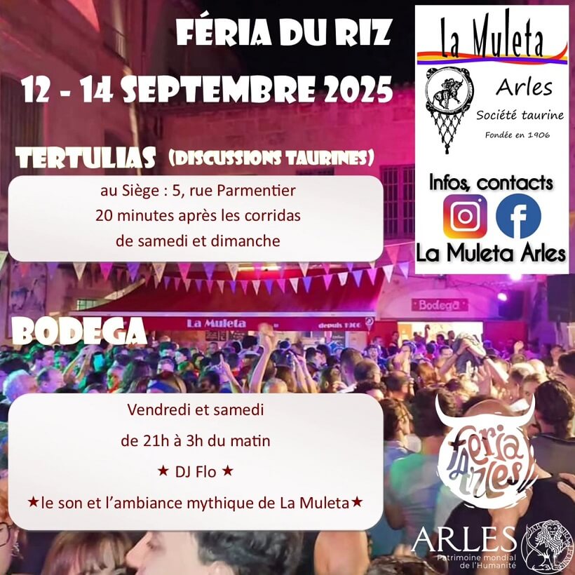 bodega-la-muleta-feria-riz-arles-2025 Bodegas Féria du Riz 2025 à Arles