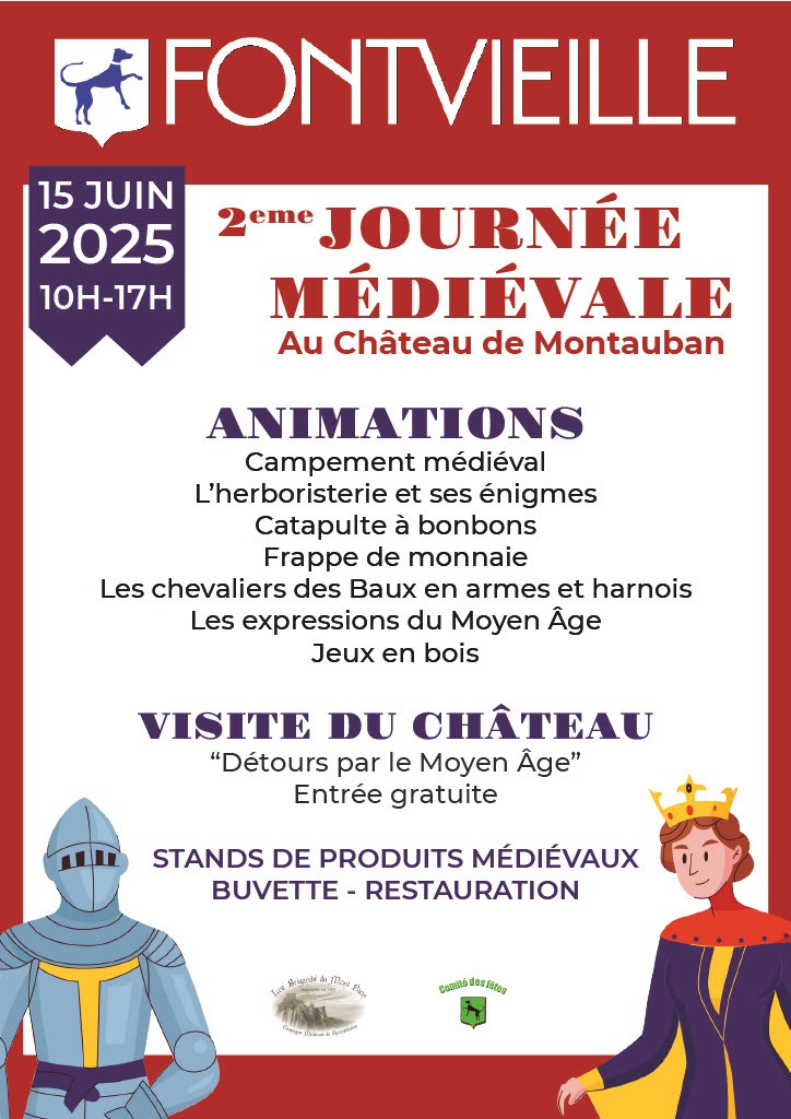 journée médiévale à fontvieille 2025