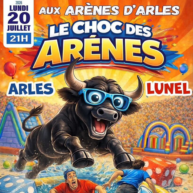 Choc des Arènes Arles vs Lunel le 20 juillet 2026 aux arènes d'Arles